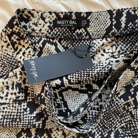 Nasty Gal Snake Skin Mini Wrap Skirt - Picture 5 of 7